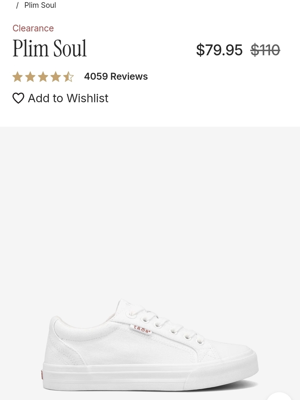 Taos Women's Canvas Sneakers / Plim Soul